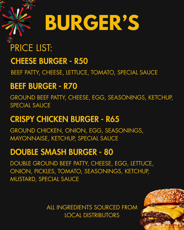 BURGER MENU