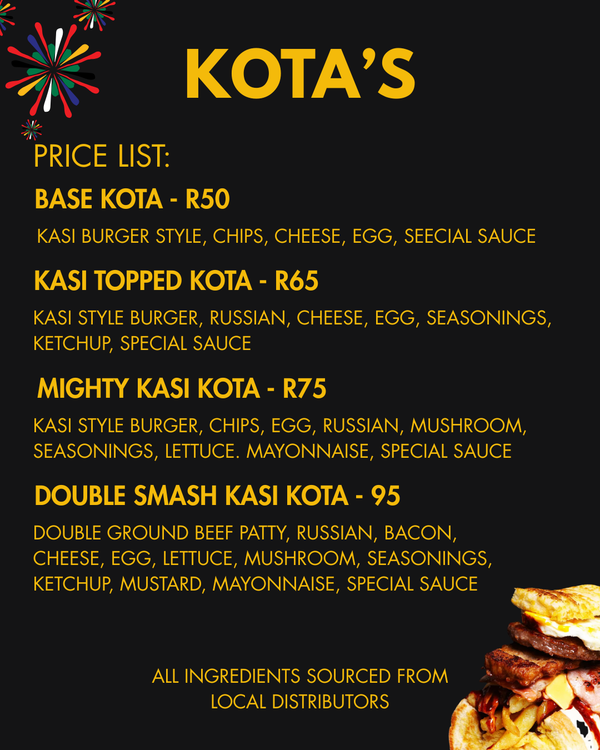 KOTA MENU